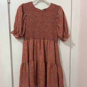 Wild Fable Pink Floral Mini Dress